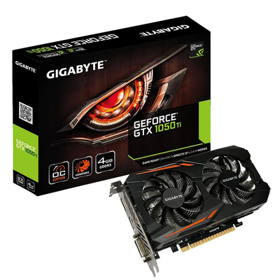 GIGABYTE τυχερού παιχνιδιού κάρτα γραφικών GeForce GTX 1050 Tj 4G με 4GB GDDR5