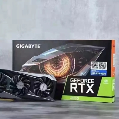 Νέα αρχική Gigabyte GeForce RTX3050 κάρτα γραφικών τρία τυχερού παιχνιδιού αετών τυχερού παιχνιδιού oc8G μαγική ανεμιστήρες στο απόθεμα RTX 3050