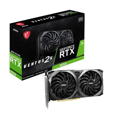 Νέο MSI RTX 3050 GPU GeForce 3050 κάρτα γραφικών τυχερού παιχνιδιού PC 8GB GDDR6 rtx3050
